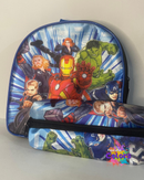 KIT MOCHILA + BOLSINHA VINGADORES