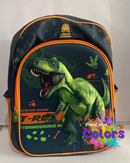 MOCHILA DINOSSAURO LARANJA  3D