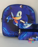 KIT MOCHILA + BOLSINHA SONIC