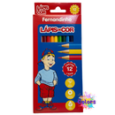 LÁPIS DE COR FERNANDINHO 12 CORES