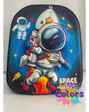 MOCHILA SPACE BACKGROUND/ ASTRONAUTA   3D PEQUENA
