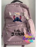 MOCHILA LILO & STITCH RGS LILÁS