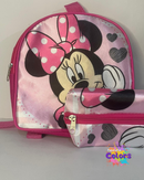 KIT MOCHILA + BOLSINHA MINNIE MOUSE