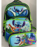 KIT MOCHILA + BOLSINHA + LANCHEIRA STITCH OHANA