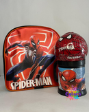 KIT MOCHILA + COPO + BOLINHA HOMEM ARANHA