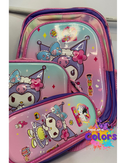 MOCHILA KUROMI LILÁS 3D KIT