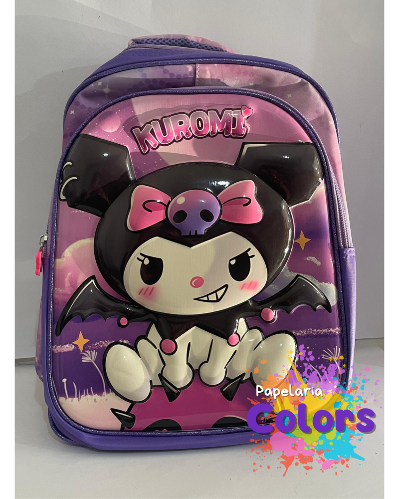 MOCHILA KUROMI ROXA